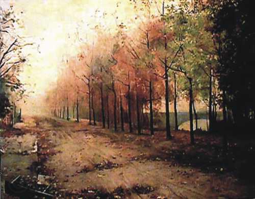 Marie Bashkirtseff Autumn Norge oil painting art